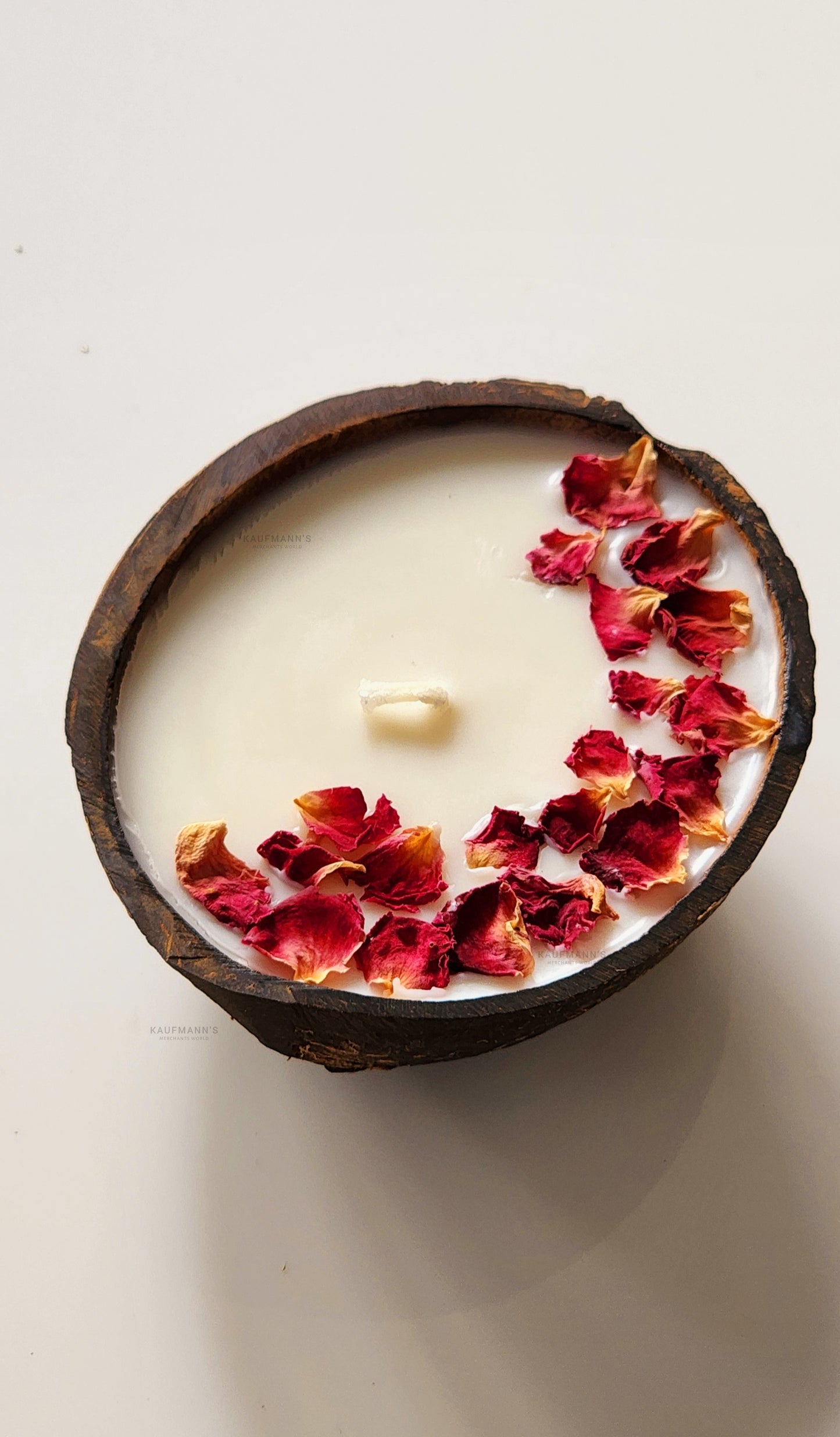 Coconut Shell-Scented Candles - 3 Aromas