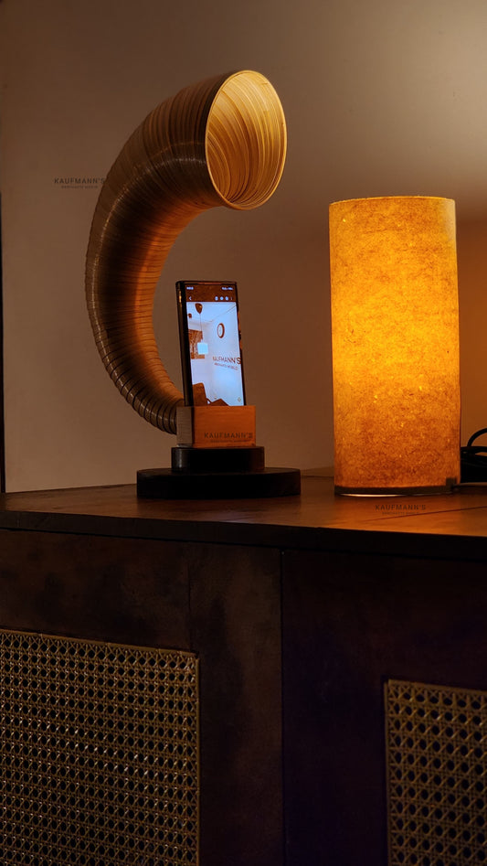 Bamboo Gramophone Speaker