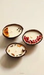 Coconut Shell Scented Candles Combo of 3