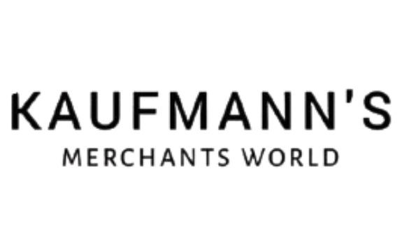 Kaufmann's Merchants World logo on a white background